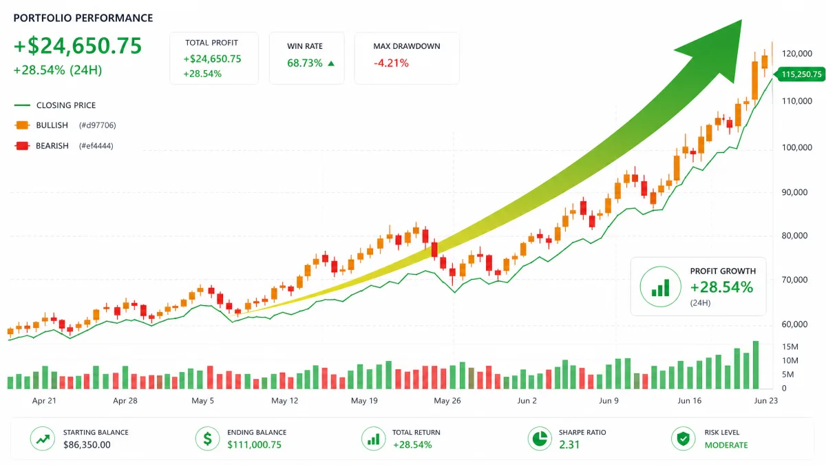 Murvoxit — grafico di crescita dei profitti